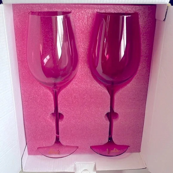 Dragon Glassware x Barbie Wine Glasses Set of 2 - www.disolcolor.com